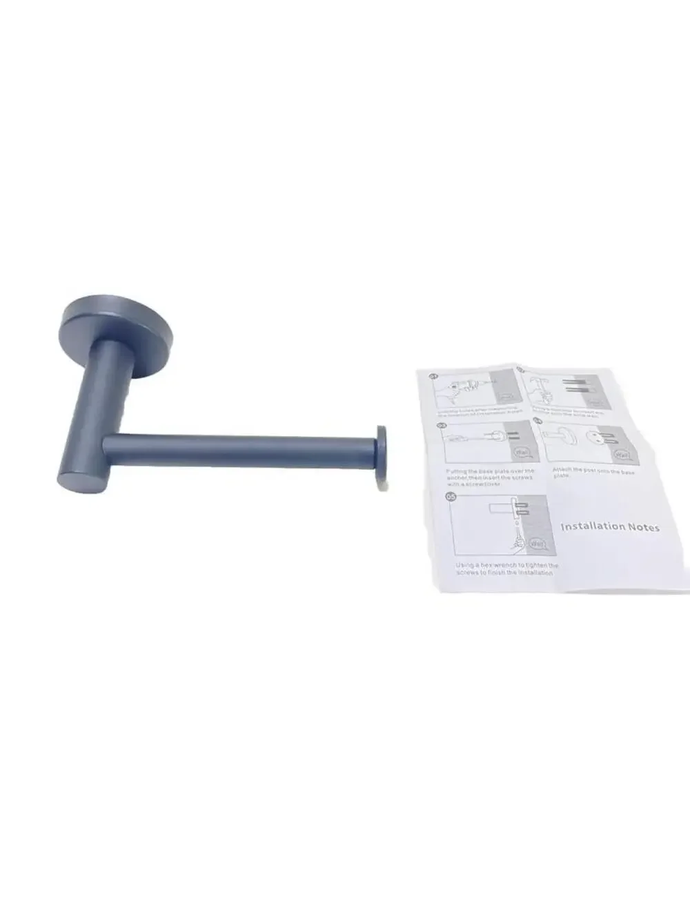 New Toilet Paper Wall Mount Brand New Light weight Plastic Black